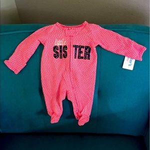 Carter’s newborn girl sleepers